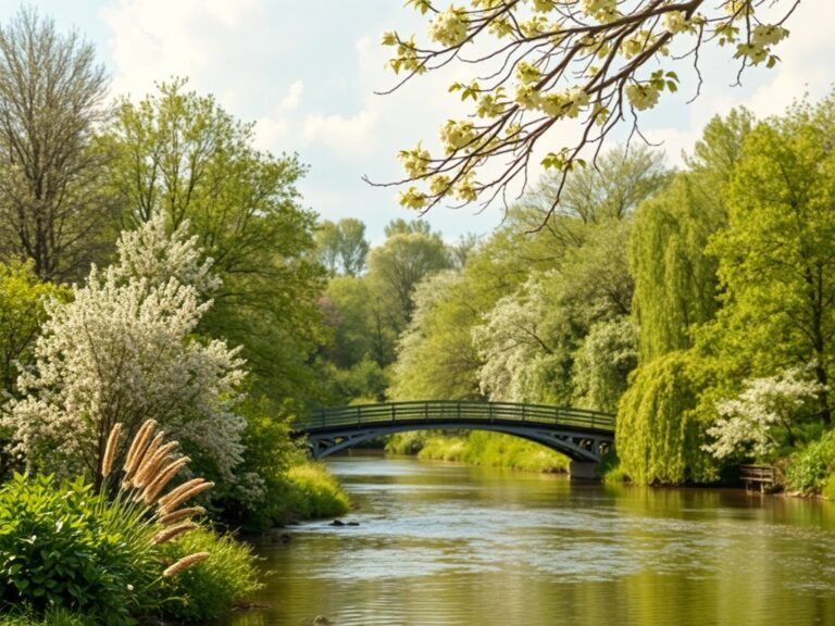 goro-da.ru | Мостик через декоративный ручей на участке загородного дома